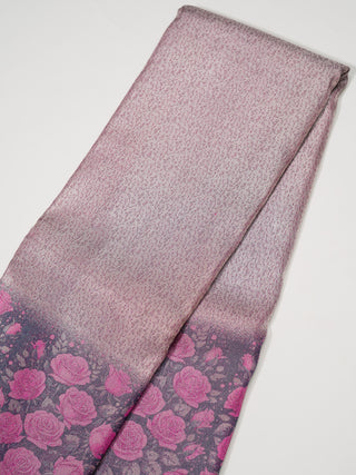 The Blooming Bouquet Kanjeevaram Dipped in silver