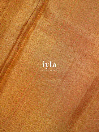 The Royal Wedding Procession Kanjeevaram in Gold