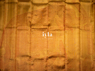 The Royal Wedding Procession Kanjeevaram in Gold