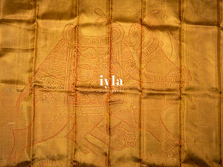 The Royal Wedding Procession Kanjeevaram in Gold