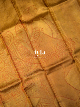 The Royal Wedding Procession Kanjeevaram in Gold