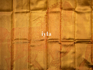 The Royal Wedding Procession Kanjeevaram in Gold