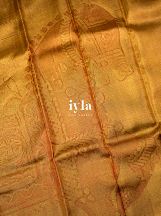 The Royal Wedding Procession Kanjeevaram in Gold