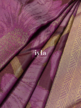 The Sunflower Blooms Kanjeevaram Dipped in Gold