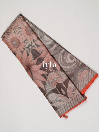 The Sunflower Under Whirling Sky Kanjeevaram