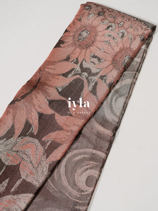 The Sunflower Under Whirling Sky Kanjeevaram