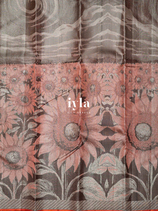 The Sunflower Under Whirling Sky Kanjeevaram