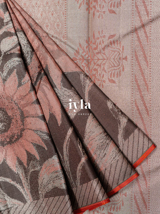 The Sunflower Under Whirling Sky Kanjeevaram