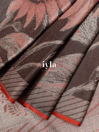 The Sunflower Under Whirling Sky Kanjeevaram