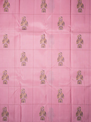 The Baby Pink Swan Pair Poetry Kanjeevaram