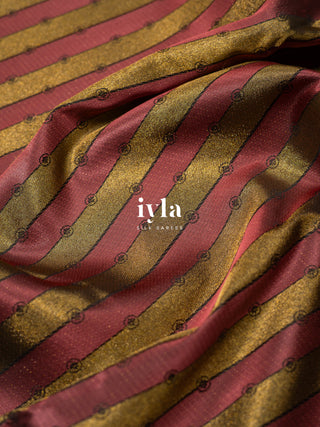 The Alice in Wonderland Inspired Silk Saree