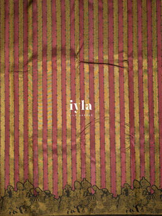 The Alice in Wonderland Inspired Silk Saree