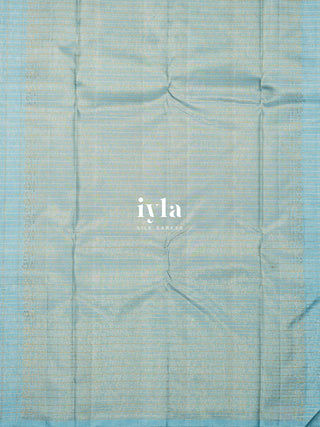 The Amaryllis Kanjeevaram in Baby Blue