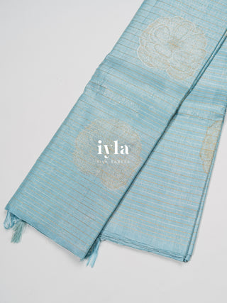 The Amaryllis Kanjeevaram in Baby Blue
