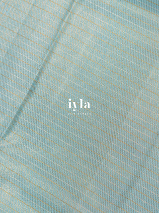The Amaryllis Kanjeevaram in Baby Blue