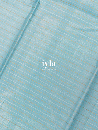The Amaryllis Kanjeevaram in Baby Blue