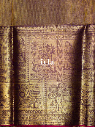 The Antique White Farmland Celebration Kanjeevaram