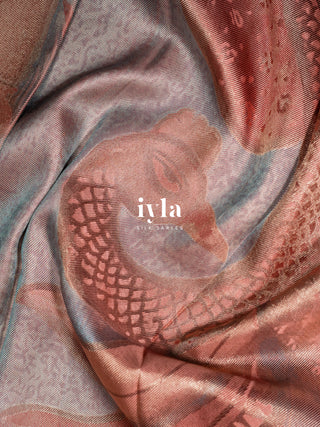 The Pattachitra x Saraswati Painting Kanjeevaram