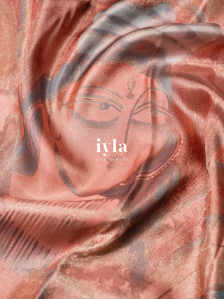 The Pattachitra x Saraswati Painting Kanjeevaram