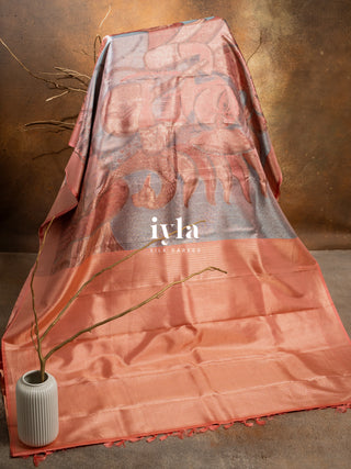 The Pattachitra x Saraswati Painting Kanjeevaram