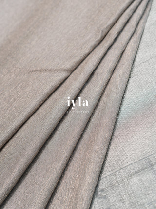 The Textured Silver Radiance Kanjeevaram