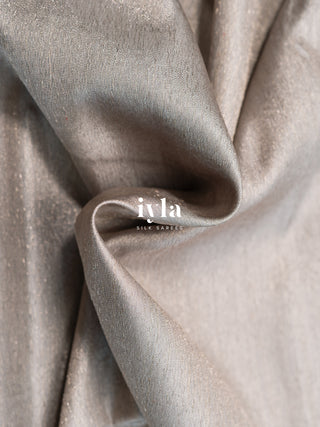The Textured Silver Radiance Kanjeevaram