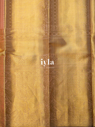 The Wild Horse Kanjeevaram Dipped in Gold