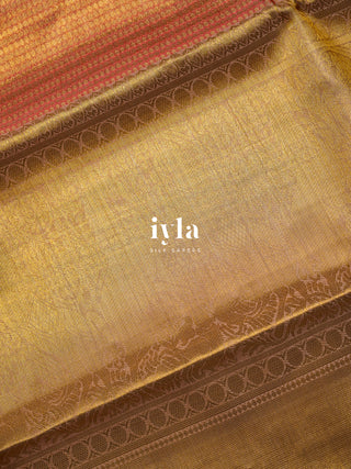 The Wild Horse Kanjeevaram Dipped in Gold