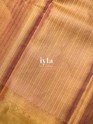 The Wild Horse Kanjeevaram Dipped in Gold