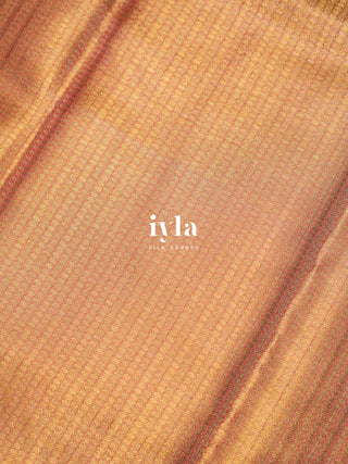 The Wild Horse Kanjeevaram Dipped in Gold