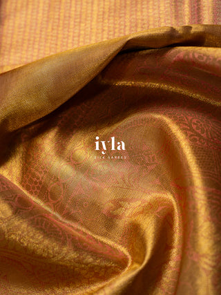 The Wild Horse Kanjeevaram Dipped in Gold