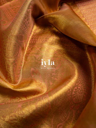 The Wild Horse Kanjeevaram Dipped in Gold