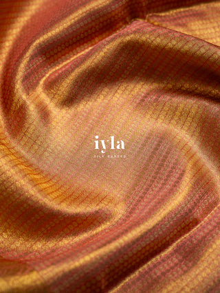 The Wild Horse Kanjeevaram Dipped in Gold