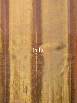 The Wild Horse Kanjeevaram Dipped in Gold