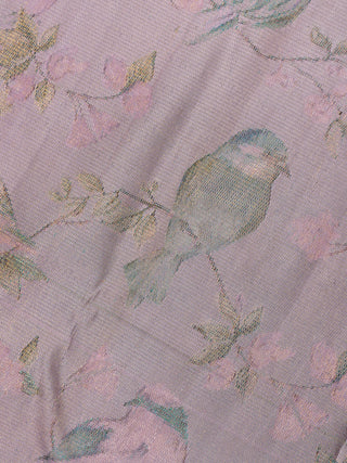 The Wings of Wonder Kanjeevaram in Dusty Lavender