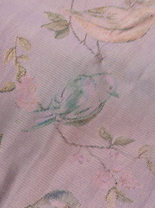 The Wings of Wonder Kanjeevaram in Dusty Lavender