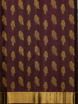The Wings of Wonder Kanjeevaram in Dusty Lavender