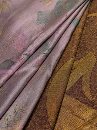 The Wings of Wonder Kanjeevaram in Dusty Lavender