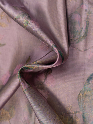 The Wings of Wonder Kanjeevaram in Dusty Lavender