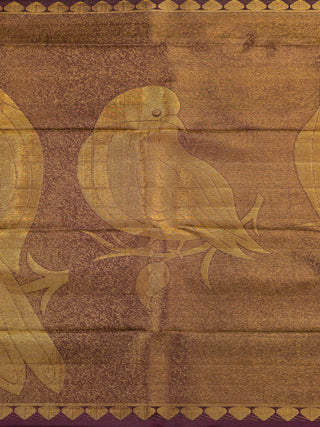 The Wings of Wonder Kanjeevaram in Dusty Lavender