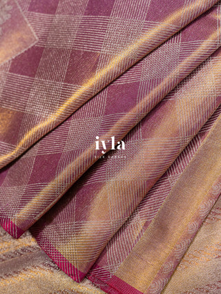 The Timeless Weave Kanjeevaram in Bright Orange