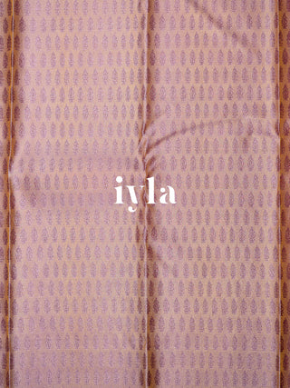 The Trumpet Lily Kanjeevaram in Lavender