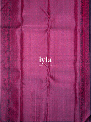 The Bridgerton Inspired Lotus Kanjeevaram in Deep Orchid