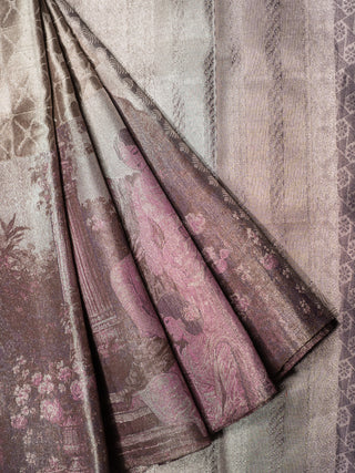 The Wedding Chronicles Kanjeevaram Woven in Silver