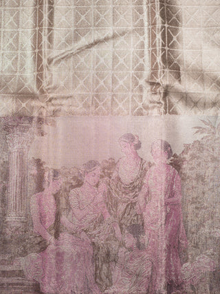The Wedding Chronicles Kanjeevaram Woven in Silver