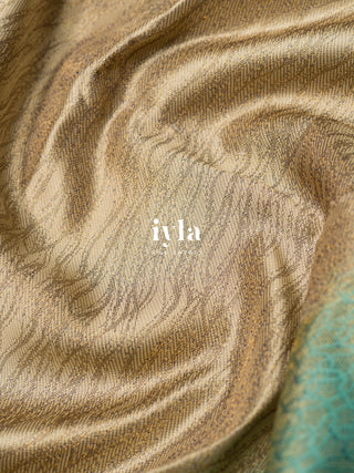 The Off-white Wings of Night Kanjeevaram