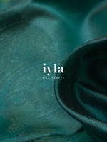 Load image into Gallery viewer, The Tiffany Blue Dual Pallu Mahalakshmi - Peacock Kanjeevaram
