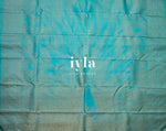 Load image into Gallery viewer, The Tiffany Blue Dual Pallu Mahalakshmi - Peacock Kanjeevaram
