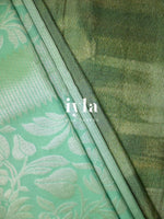 Load image into Gallery viewer, The Women Portrait Painting Kanjeevaram in Sea Foam Green
